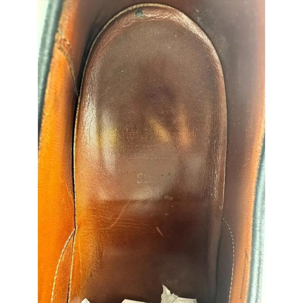 Allen Edmonds Black Strand Men's Cap-Toe Oxfords Brogue 11.5 C VIBRAM